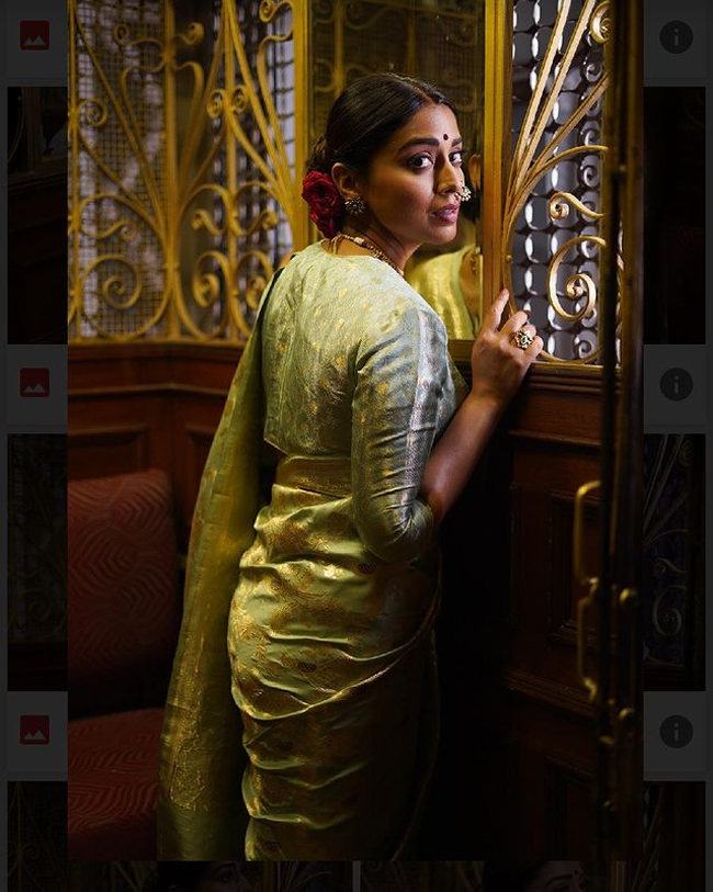 Shriya Saran Pulls Of The Vintage Fashion